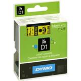 Kontorsmaterial Dymo Label Cassette D1 Black on Yellow
