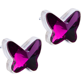 Örhängen Blomdahl Butterfly Earrings - White/Purple