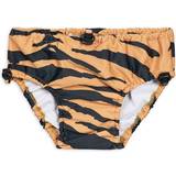Mini Rodini Badkläder Barnkläder Mini Rodini Tiger Baby Swimpants - Brown (2028011116)