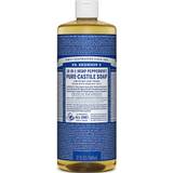 Flaskor Handtvålar Dr. Bronners Pure-Castile Liquid Soap Peppermint 946ml