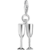 Berlocker & Hängen Thomas Sabo Charm Club Glasses Charm - Silver