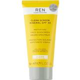 REN Clean Skincare Solskydd & Brun utan sol REN Clean Skincare Clean Screen Mineral Mattifying Face Sunscreen SPF30 50ml