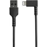 Nickel - USB A-Lightning - USB-kabel Kablar StarTech Angled USB A-Lightning 2m