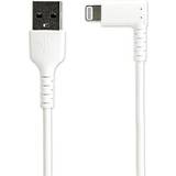 Nickel - USB A-Lightning - USB-kabel Kablar StarTech Angled USB A-Lightning 1m