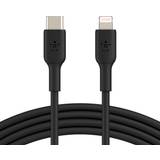 Svarta - USB-kabel Kablar Belkin Boost Charge USB C-Lightning 1m