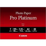 Bläckstråle Fotopapper Canon PT-101 Pro Platinum A2 300g/m² 20st