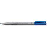 Vattenbaserad Textilpennor Staedtler Lumocolor Non Permanent Pen Blue 316 0.6mm