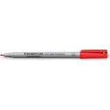 Vattenbaserad Textilpennor Staedtler Lumocolor Non Permanent Pen Red 315 1mm