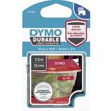 Kontorsmaterial Dymo Durable Lable White on Red