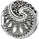 Thomas Sabo Smycken Thomas Sabo Bead Maori Charm - Silver/Black