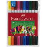 Faber-Castell Tuschpennor Faber-Castell Double Ended Felt Tip Pen 10-pack
