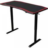 Plast Gamingbord Nitro Concepts D16E Carbon Gaming Desk - Black/Red, 1600x800x1210mm