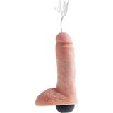 King cock 8" dildo Sexleksaker Pipedream King Cock 8" Squirting Cock with Balls