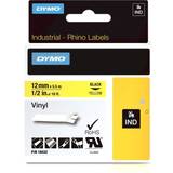 Kontorsmaterial Dymo Rhino Label Black on Yellow 1.2x550cm