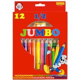 Hobbymaterial Sense Crayons 1/2 Jumbo 12-pack