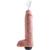 Realistiska Dildos Pipedream King Cock 11" Squirting Cock with Balls