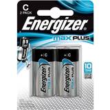 Alkaliska Batterier & Laddbart Energizer Max Plus C 2-pack