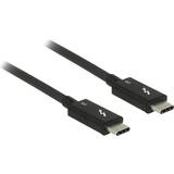 Guld - USB C-USB C - USB-kabel Kablar DeLock Thunderbolt 3 USB C-USB C 3.1 Gen 2 0.5m