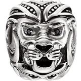 Thomas Sabo Karma Lion Bead Charm - Silver/Black
