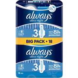 Always Hygienartiklar Always Ultra Night Size 3 18-pack