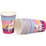 Pappersmuggar Hisab Joker Paper Cup Unicorn 8-pack