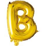 Bokstavsballonger Hisab Joker Foil Ballon Letter B Gold