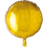 Baby - Guld Ballonger Hisab Joker Foil Ballon Round Gold