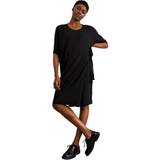 Miniklänningar Gravid- & Amningskläder Boob Wonton Dress Black