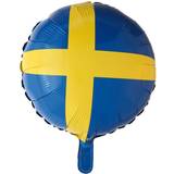 Folieballonger Hisab Joker Foil Ballon Sweden Blue/Gold