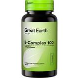 Great Earth B-vitaminer Vitaminer & Mineraler Great Earth B-Complex 100mg 60 st