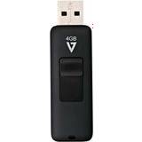 4 GB USB-minnen V7 VF24GAR-3E 4GB USB 2.0