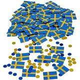 Midsommar Festdekorationer Hisab Joker Confetti Flags Sweden Blue/Yellow