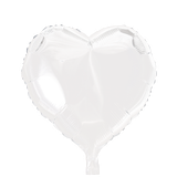 Hisab Joker Foil Ballon Heart White