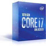 Intel Socket 1200 - Turbo/Precision Boost Processorer Intel Core i7 10700K 3,8GHz Socket 1200 Box without Cooler