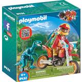 Playmobil dinosaurie leksaker Playmobil Motocross Bike with Raptor 9431