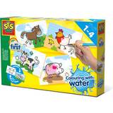 SES Creative Plastleksaker SES Creative Colouring with Water Farm Animals