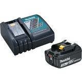Makita Batterier Batterier & Laddbart Makita BL1830B + DC18RC