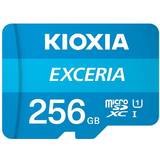 256 GB - U1 Minneskort Kioxia Exceria microSDXC Class 10 UHS-I U1 256GB