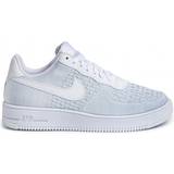 Nike herr air force 1 Nike Air Force 1 Flyknit 2.0 M - White/Pure Platinum