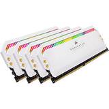 Corsair 64 GB - DDR4 RAM minnen Corsair Dominator Platinum RGB White DDR4 3600MHz 4x16GB (CMT64GX4M4K3600C18W)