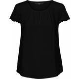 Dam - Spets T-shirts Vero Moda Lace Sleeves Top - Black