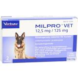 Avmaskning hund Husdjur Virbac Milpro Vet 12.5 mg/125 mg 2 Tablets