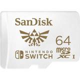 Nintendo switch minneskort SanDisk Gaming microSDXC Class 10 UHS-I U3 100 / 60MB / s 64GB