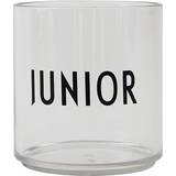 Maskintvättbar - Transparent Muggar Design Letters Kids Personal Drinking Glass Junior