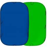 Hopfällbar bakgrund Manfrotto Collapsible Reversible Background Blue/Green