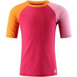 Korta ärmar UV-tröjor Barnkläder Reima Kids' Swim Shirt Camiguin - Berry Pink (536484A-4460)