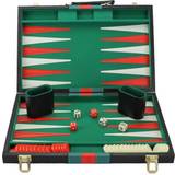 Backgammon Sällskapsspel Backgammon Games in Suitcase