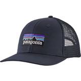 Patagonia Blåa - Herr Accessoarer Patagonia P-6 Logo Trucker Hat - Navy Blue