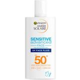 Lotion Solskydd Garnier Ambre Solaire Sensitive Advanced UV Face Fluid SPF50+ 40ml