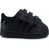 Adidas superstar svart adidas Infant Superstar CF - Core Black